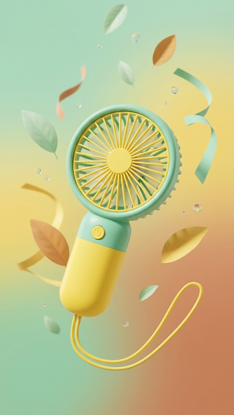 Portable Mini Handheld Fan – Cool Breeze Anywhere